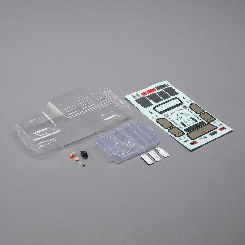 Jeep JT Gladiator Body Set ClearSCX24 AXI200005 Car/Truck Bodies Wings & Decals